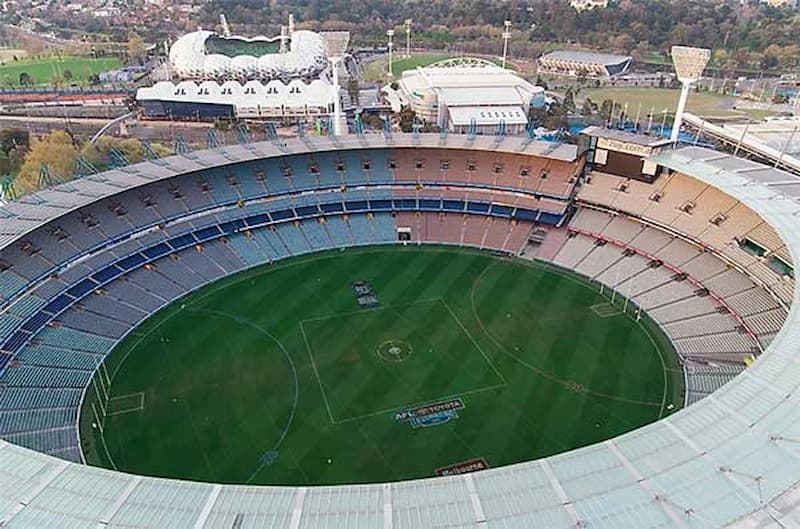 stadion sepak bola terbesar di dunia Melbourne Cricket Ground