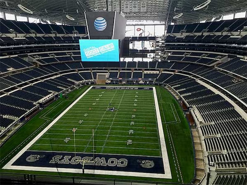 stadion sepak bola terbesar di dunia AT&T Stadium