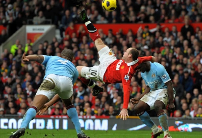 Pertandingan Manchester United Pertandingan Manchester United 2-1 Man City (12/2/2011)