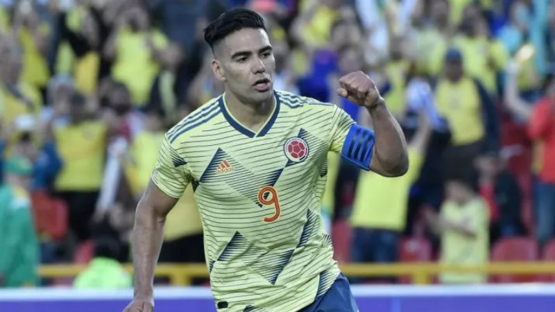 Penyerang Radamel Falcao - tim nasional sepak bola Kolombia