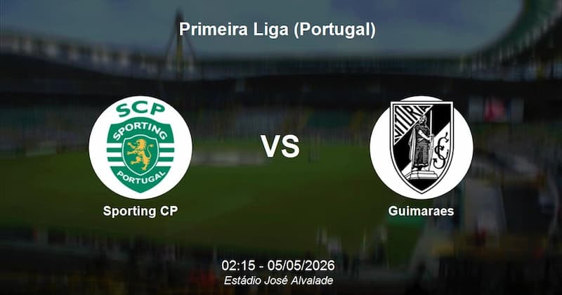 STATISTIK PERFORMA & HEAD TO HEAD SPORTING CP VS VITORIA GUIMARAES